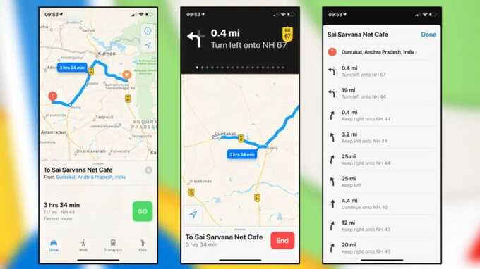 У приложения Apple Maps появилась новая функция для водителей