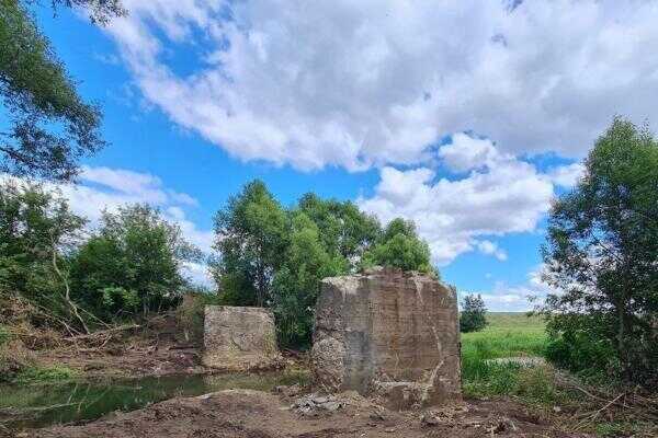 В Рязанской области украли мост весом 60 тонн